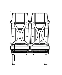 Passenger seat DS15.6820.014-201
