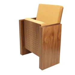 Auditorium armchair with wooden frame model Quadro