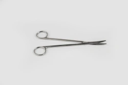 VZ-N-25, Scissors with narrow rounded blades, vertically curved, 175 mm.