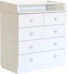 Polini kids Simple 1780 chest of drawers, white,