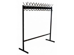 Floor coat rack on metal frame two-tier model VN-D36