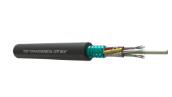 Fibre-optic cable in cable duct of OKLM brand