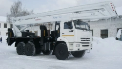 Aerial lift model VS-28K on chassis KAMAZ-43118, KAMAZ-5350, KAMAZ-65115