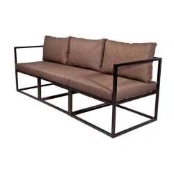 Sofa on metal frame of "Edelwood" trade mark