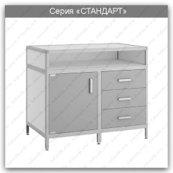 Laboratory bench-table of the Standard plus series: ST.02.06