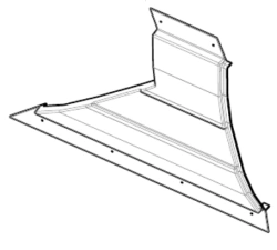 71-411.16.21.21.330 Front ceiling panel