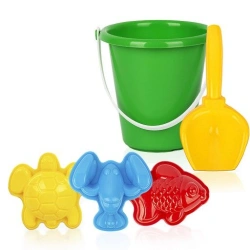 Game Children's sand set 5pr. (children's bucket mini, scoop, sand moulds 3 pcs.)