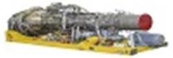 Gas turbine drive unit GTE-10RME Power generators drive in power units and thermal power plants m