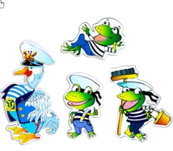 Set "Goose and Frogs" (4 pieces) (m)