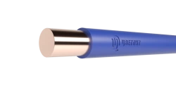 Wires for electrical installations, with insulation made of polyvinylchloride plasticate of reduced fire hazard, without sheathi