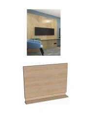 TV panel with shelf - "MNS" 12 T