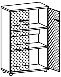 Filing cabinet 9305 "Brooklyn" series