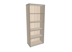 Shelving unit open, high, wide 776*402*1980 mm ASSHO-3