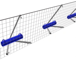Baffle wall