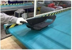 Right footrest assembly without moduwork system