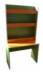 Shelving unit with book table art.S.04.16