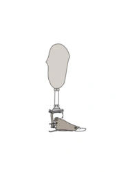 Modular tibial prosthesis with microprocessor control PN3-88MU