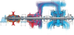 Steam turbine T-185/220-12,8-NG