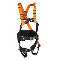 Safety harness with integrated belt for holding and positioning, model BAZIS, article no. HS-50