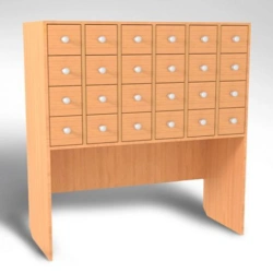 Cupboard for reading forms