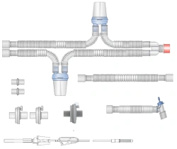 Respiratory devices for joint use with anaesthetic and resuscitation equipment, version: p