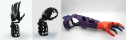 Microprocessor-controlled wrist prosthesis, including separation and partial separation of the hand.