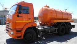 Special, vacuum truck 5686-0000010-35 on the basis of chassis KAMAZ 65115-37