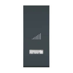CADUCEUS ALING MODE LED push-button dimmer switch, 200W, 230V~, 1M, anthracite, art. 6674.?