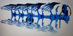 Semi-mounted reversible plough "DIAMAN-4+1"