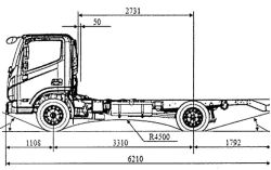 Chassis, Modification C4ARD2, Diesel engine (OP RU K-RU.RU00.0000009.?6)