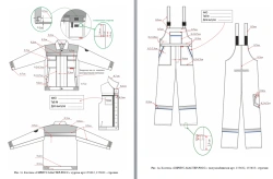SIRIUS-MASTER-ROSS summer suit: short jacket, dungarees