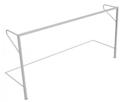 Football goal, stationary
