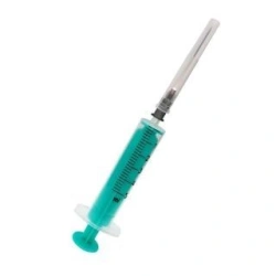 Injection syringe of single use two-detailed sterile with a tip "Luer" with a capacity of 10 ml with an injection needle