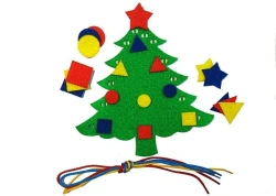 Didactic game "Christmas Tree"