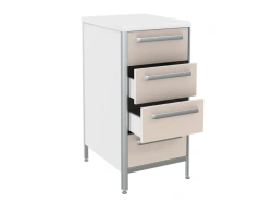 Stationary laboratory cabinet TL-4 from the set of general hospital furniture "LABROMED-3" according to TU 9452-009-13305037-200