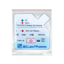 Thermoregister autonomous EClerk-Pharma-USB-I with function of thermoindicator