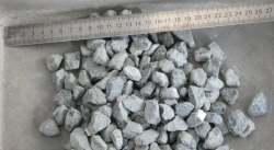 Crushed stone from dense rocks for construction works of 15 to 20 mm fraction from metamorphic rock - amphibolites Novo