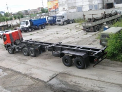 Semitrailer SAV 93182RK (suspension: pneumatic)
