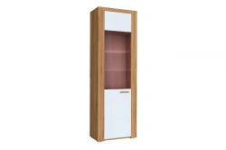Lacosta LD.673020.000 Single-leaf cupboard (Golden Oak/Grey gloss )