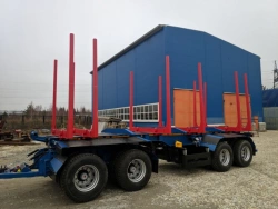 BZAP 94564H four-axle forestry trailer