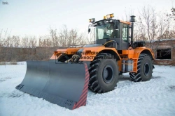Universal wheeled bulldozer STANISLAV-704-04-BKU equipped with YAMZ engine (YAMZ-236BE)