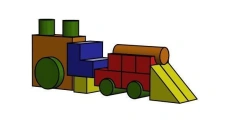Frameless children's play module TV-BIDM-5.31.01