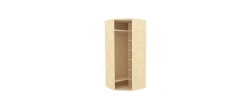 Alexandria LD 625060.000 M Corner 45-piece wardrobe (Leather Lento/Rustica)