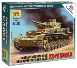 Assembled model "German Tank T-IV"