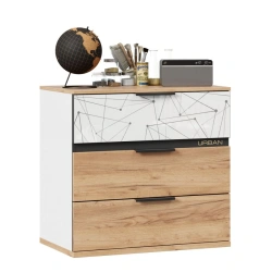 Urban LD.528160.000 Dresser (Oak Gold/White, version 2 )