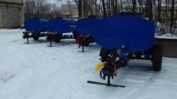 Tractor slurry tanker semitrailer LKT-3,6P (using axles of LKT-P1800.00 model)