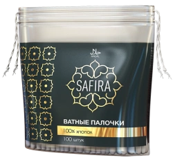 SAFIRA cotton buds (packet) 1/100/72