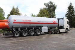 Semi-trailer-tanker ????4-11 type ????4, modification 96443-0000010-01 ( with pump). Axial unit AGOS-4-GT7-00.00.000 or