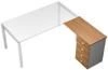 "PROFIQUADRO" Briefing support cabinet 4-drawer M with lock article KV 209