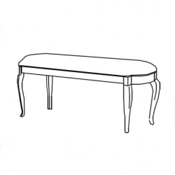 Banquette made of wood